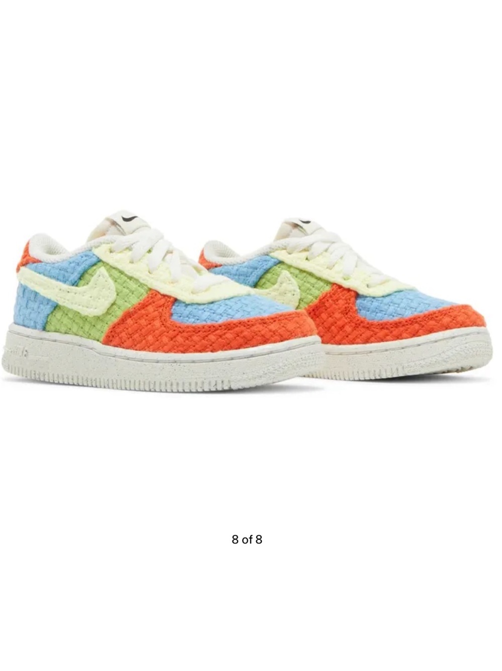 Nike Force 1 Low LV8 Next Nature TD 'Hemp - Multi Sz 11.5C - Picture 8 of 8